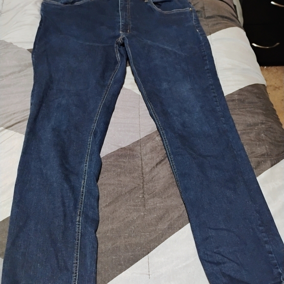 Women's Classic Blue Straight Jeans - Picture 1 of 11